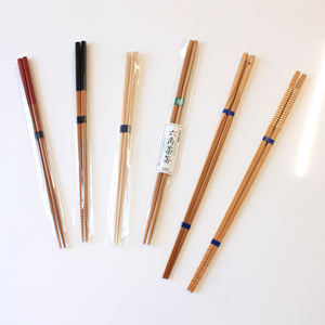 Ensemble de baguettes en bois de luxe modernes personnalisées cadeau de cuisine en bambou japonais chinois matériel en bambou naturel - Product Image 4