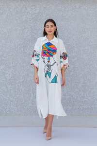 Hot Sell New Long Sleeve Islamic Clothing Dress Maxi Robe Embroidery Kimono for <b>Ladies</b> Front Open Abaya Turkish Kaftan <b>Cardigan</b> - Product Image 2