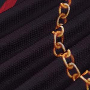 Chemise d'été à manches courtes pour homme, col roulé, imprimé 3D sublimé, tricoté, écologique, décontracté, respirant, mélange de polyester, séchage rapide - Product Image 3