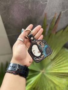 LLavero de cuero recién llegado a mano, llaveros de cuero de vaca Real, llavero elegante, llavero elegante de gran oferta - Product Image 6