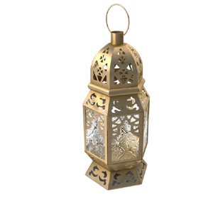 Luxury Hanging <b>Copper</b> Antique Blue Glass Moroccan <b>Lantern</b> for Home Hotel Ramadan Lighting Decorative Use Hanging <b>Lantern</b> - Product Image 5