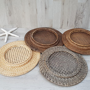 Mantel Individual personalizado, Decoración de mesa, placa redonda, almohadillas de ratán, posavasos - Product Image 6