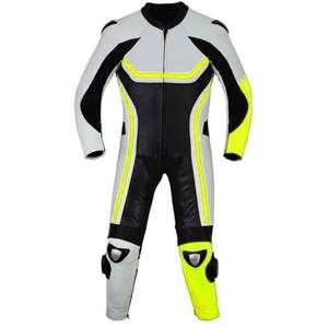 Combinaison de moto en cuir légère pour homme, respirante, séchage rapide, coupe-vent, personnalisable, facile à porter, toutes saisons – Meilleures ventes - Product Image 3