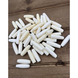 Perles de tuyau en os de buffle blanc écologique fabriquées à la main Tube Long naturel bijoux personnalisables collier Tribal artisanat perles bricolage - Product Image 5