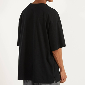 Vente en gros de t-shirts personnalisés à épaules tombantes 250 g/m² pour hommes, imprimés sur mesure, de haute qualité, 100% coton, t-shirts surdimensionnés pour hommes - Product Image 4