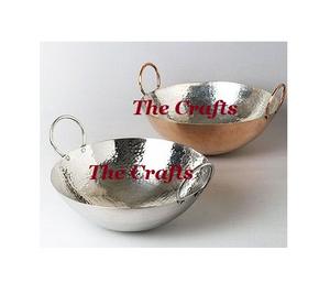 Tazón para Servir Ensaladas de Cobre con Forma Redonda de Primera Calidad, Tazón para Servir Alimentos para Accesorios de Mesa - Product Image 3