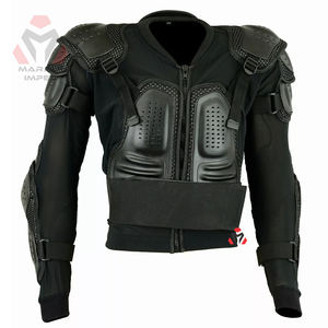 Chaqueta de Seguridad para Motocicleta MARJAN IMPEX, Unisex, Manga Larga, Protección Corporal, Transpirable, 220g, Tinte Liso, 100% Poliéster, Color Negro, Verano - Product Image 4