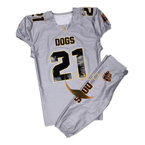 ชุดอเมริกันฟุตบอลเยาวชนสวมลายทแยงสีม่วงสีสันสดใสชุดอเมริกันฟุตบอลผลิตจากปากีสถาน - Product Image 3