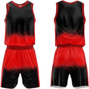 La mejor camiseta de baloncesto para hombres, uniforme, sublimación personalizada y diseño de bordado reversible, transpirable, opción al por mayor - Product Image 2