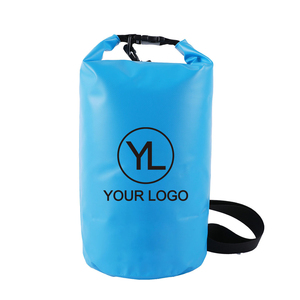 Custom Logo 10L Lightweight Ocean Pack Waterproof Dry Bag Backpack with Roll Top for Beach Promotion