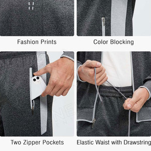 Conjunto Deportivo de Terciopelo 100% Algodón Transpirable para Hombre, Sudadera con Capucha y Pantalones Deportivos con Logotipo Personalizado, Ropa Deportiva Unisex de Talla Grande - Product Image 5