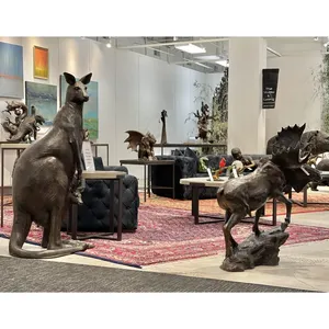 Escultura Decorativa de Metal Hecha a Mano de Tendencia para Paredes de Lujo, Estilo Alpino, Decoración para el Hogar, Zahid Exports, Escultura Moderna China - Product Image 1