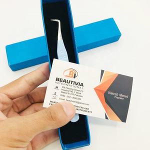 Professionnel Slim Boot Coeur Impression Poignée Pince À Cils Durable 90 Degrés Extension De Cils Pointu En Acier Inoxydable - Product Image 4