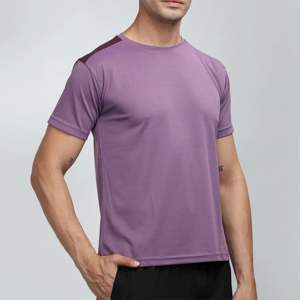 Camiseta cómoda para hombre del fabricante de Pakistán, tejido de bambú suave seco, estilo personalizado, estampado sólido, ajuste de gran tamaño para el trabajo 2025 - Product Image 2