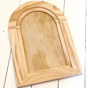 กรอบรูปไม้ที่กำหนดเองกรอบรูปสีน้ำตาลกรอบรูปไม้แบบเรียบง่ายกรอบรูปสำหรับตกแต่งผนัง - Product Image 1