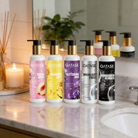 Lait corporel parfumé floral Gatase Iris, crème hydratante et lissante en profondeur pour peaux sèches, parfum longue durée