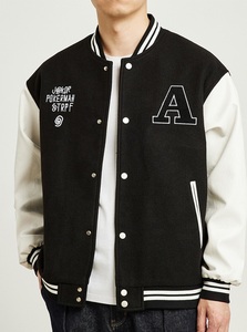 Blouson aviateur à logo personnalisé de baseball pour enfants OEM Vestes d'université de baseball décontractées en coton pour garçons et filles - Product Image 2