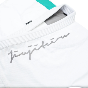 Kimono de Jiu-Jitsu Brésilien en tissu perlé 450G, blanc menthe, léger, respirant, uniforme d'entraînement, pantalon Ripstop - Product Image 4