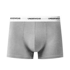 Shorts de sous-vêtements pour hommes en coton personnalisable Confortable Classic Soft Logo-Designed Plus Size Options - Product Image 2