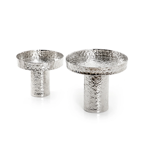 El más nuevo diseño de soporte de pastel de metal Juego de 2 tamaños diferentes Chocolates Postre Soporte para servir del fabricante en la India - Product Image 1