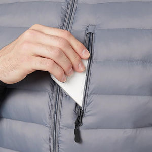 Chaleco Acolchado de Lona sin Mangas para Hombre, Ropa Exterior Informal de Invierno, 5 Bolsillos, Acolchado Personalizado, Relleno de Alta Calidad, Calefactable - Product Image 6