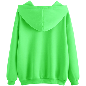 Pull à capuche classique pour femmes style décontracté avec un design de capuche à cordon confortable et un détail pratique de poche kangourou - Product Image 5