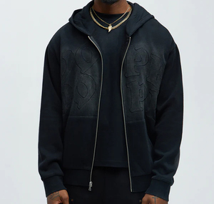 Fabricants en gros de sweats à capuche personnalisés pour hommes, sweats à capuche délavés à l'acide, streetwear, sweats à capuche surdimensionnés délavés à l'acide, sweats à capuche vintage, sweats à capuche avec strass - Product Image 3