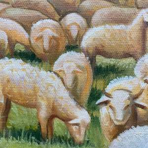 Dipinto a mano 100% dipinto a olio gesus 36in X 24in stile classico astratto con supporto per telaio in cotone - Product Image 6