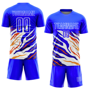 ชุดเสื้อทีมฟุตบอลสำหรับผู้ชายและผู้หญิงชุดเสื้อฟุตบอลแบบสั่งทำชุดเสื้อเจอร์ซีย์แห้งเร็วระบายอากาศได้ดี - Product Image 3
