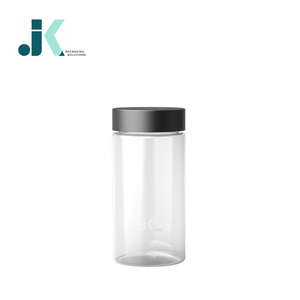 Tarro de mezcla de hierbas PET de 300ml de alta calidad con tapa negra CR Ofertas OEM/ODM para botellas de plástico M0739 - Product Image 4