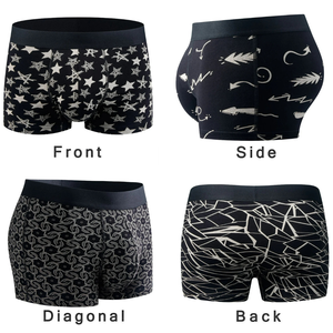 Paquete de 3 Calzoncillos Boxer Transpirables para Hombre, Corte Bajo, 100% Algodón, con Logotipo en la Cintura, Marca Privada OEM - Product Image 2