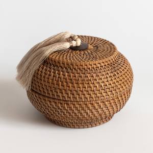 Caja de Chocolate de ratán Natural para el Ramadán, caja decorativa de ratán tejido a mano para el hogar y vacaciones, hecho en Vietnam, nuevo diseño - Product Image 2