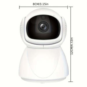 กล้องวงจรปิดอัจฉริยะ 1080P 2.4G สำหรับภายในอาคาร ภาพสีคมชัดในเวลากลางคืน บันทึกเสียงสองทาง เชื่อมต่อ WiFi พร้อมตัวเลือกการจัดเก็บข้อมูลบนคลาวด์ - Product Image 6