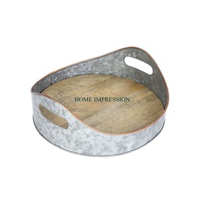 ถาดเสิร์ฟอาหารปลอดภัยพร้อมฐานไม้ถาดใส่อาหารทำด้วยมือปรับขนาดและรูปทรงได้เอง - Product Image 1