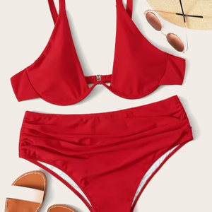 Logo/etiqueta Sexy Vestido de playa señoras mujeres traje de baño Bikini conjunto traje de baño ropa de playa - Product Image 1