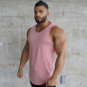 Logo vierge personnalisé décontracté sans manches Hip Hop débardeur vêtements hommes poids lourd 300gsm T-shirts sans manches 100% coton - Product Image 1