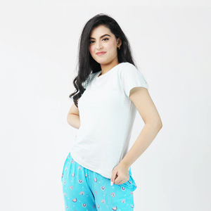 T-shirt à manches courtes en coton épais imprimé sur mesure de haute qualité, tricoté à la machine, tissu tissé d'été, style décontracté, OEM - Product Image 6