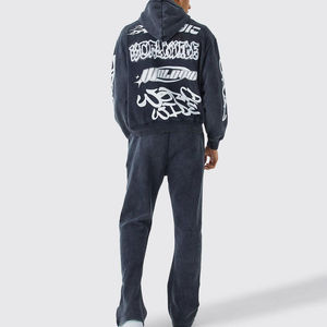 Vêtements d'entraînement de jogging personnalisés ODM, survêtement de haute qualité pour hommes, vente en gros de logo en polaire professionnel de nouvelle couleur de taille XL - Product Image 2