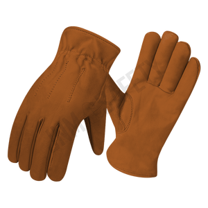 ถุงมือทำงานหนังวัวหนา11ออนซ์หนาทนทานต่อความเย็นได้รับการรับรอง CE จากผ้าใบข้อมือปรับได้ป้องกันไฟฟ้าสถิตย์ - Product Image 3