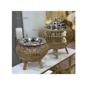 Plato de frotamiento de color dorado y plateado de metal, calentador de alimentos de tamaño personalizado de primera calidad, plato de frotamiento para superventas - Product Image 4