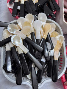 ช้อนหอยมุกหรูหราเป็นมิตรต่อสิ่งแวดล้อมช้อนทำด้วยมือ100% เปลือกหอยธรรมชาติ - Product Image 3