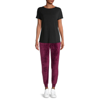 Automne hiver femmes velours Jogging pantalon et pantalon formel affaires pantalon avec poches latérales et