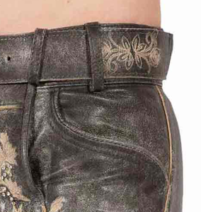 Top qualité Oktoberfest Costume femmes Lederhosen Octoberfest vêtements bavarois Lederhosen Shorts pour hommes 2025 - Product Image 4