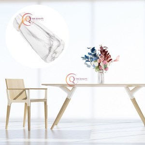 ห้องนั่งเล่นการออกแบบที่ไม่ซ้ำกันหรูหราหรูหราแจกันหินอ่อนสีขาวสำหรับการเก็บดอกไม้สำหรับตกแต่งบ้านจากผู้ผลิตอินเดีย - Product Image 4