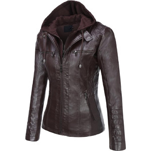 Chaqueta de cuero para mujer de alta calidad Logotipo personalizado Superventas Mujeres al aire libre para adultos Chaquetas de cuero para mujer - Product Image 2