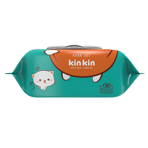 ทิชชู่เปียกแบบใหม่ผ้าเช็ดทำความสะอาดสำหรับทารกแบบเปียกทำจาก100% แบบนอนวูฟเวนจำนวน100ชิ้นจากผ้าเปียก - Product Image 5