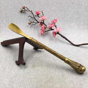 รองเท้าทองเหลืองพรีเมี่ยมพร้อมโลโก้ที่กำหนดเองด้ามจับยาว/สั้นสไตล์วินเทจเป็นมิตรกับสิ่งแวดล้อมส่งจากโรงงานแขวนหลุม F อุตสาหกรรม - Product Image 3