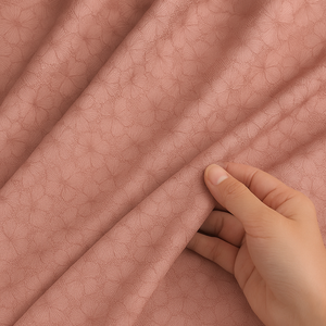 Tissu de chemise en sergé texturé organique Finition brossée en polyester 100% pour un usage quotidien à la mode - Product Image 1