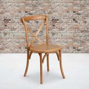 Silla Mechiel de Java Furni Craft, Modelo CO-01, Madera de Caoba Sólida, Diseño de Respaldo Cruzado, Moderna, Ecológica y Duradera - Product Image 1