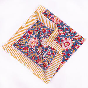 Custom <b>Square</b> Cotton Bandana <b>Scarf</b> Unisex Multicolor Floral Printed Eco-friendly Breathable Summer Promotional Fashion - Product Image 3